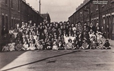 Residents of Stephenson Street, Dean Bank, Ferryhill.